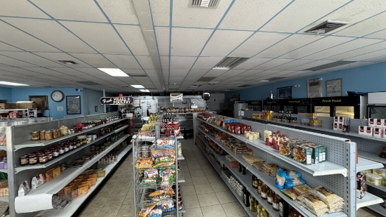 48" Double Sided Gondola Shelving Units W/ Shelves / Grey Retail Shelving