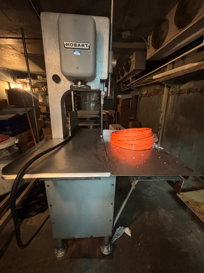 HOBART Commercial Band Saw / Meat & Bone Cutter w/ Extra Blade - Electric