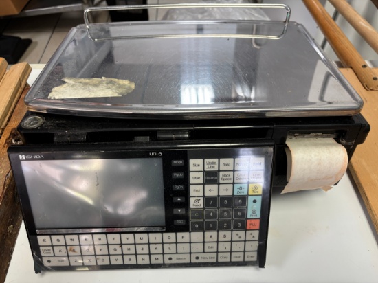 ISHIDA UNI-5 Digital Scale w/ Printer - 115V Deli - Bakery Scale