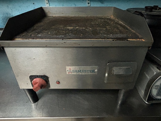 ABAMASTER 24” Flat Top Grill / Counter Top Grill - 115V Flat Top Grill
