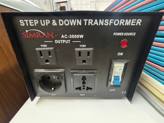 SIMRAN Step Up & Step Down Transformer Model # AC-3000W