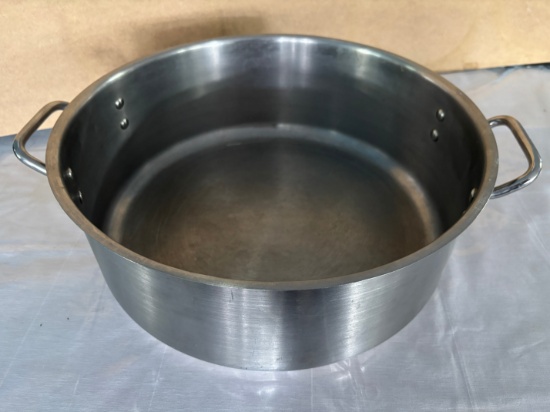 16” Round Heavy Duty Heat Induction Roasting Pan w/ Double Handle model# SSLB-20