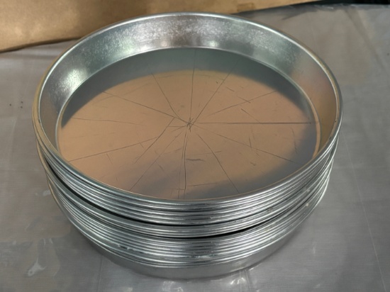 12” by 1.5” Deep Cake Trays / Crust Pans