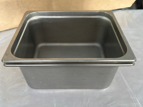 Half Size by 6” Deep Insert Pans / Commercial Insert Trays