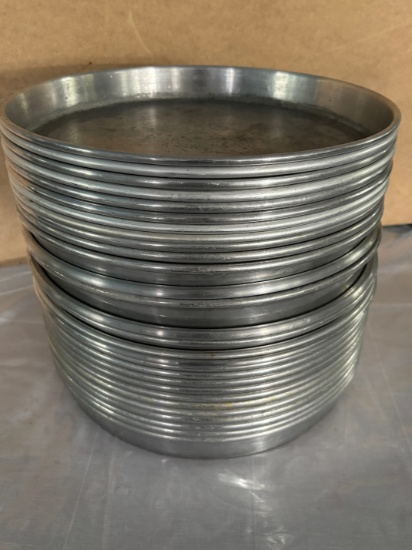 12.5” by 1.5” Deep Round Dough Trays / Baking Pans