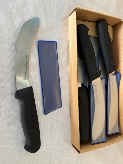 MONTANA KNIFE #9015 Butcher Knife w/ 6” Curved Blade
