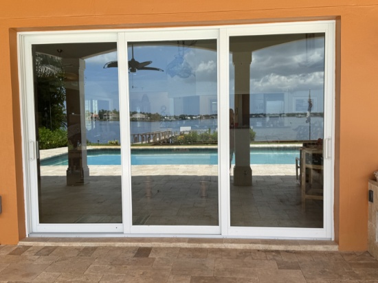 140  x 93.5 in. Impact Sliding door set
