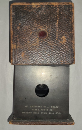 Kodak No. 2 Bulls-Eye 1898 Model Wooden Box Roll Film Camera