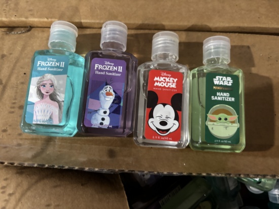 Pallet Lot of Hand Sanatizer W/ Disney Theme - 300 Per Case