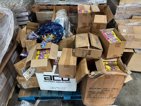 Large Pallet Lot of Party Supplies - Balloons / Cazoo's & More