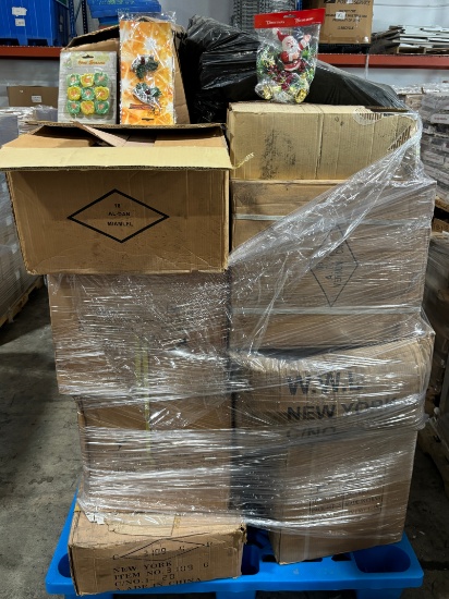 Large Pallet Lot of Christmas Decorations & Toys - Box Lots / Cases