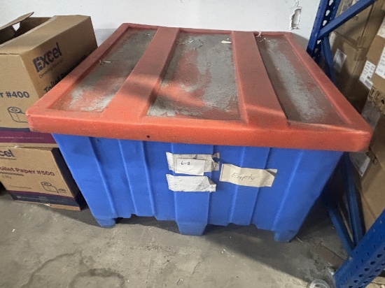 Assorted Colored LARGE Storage Bin W/ Lid - 44" by 44" by 30" Deep W/ Lid