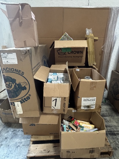 Pallet Lot of Drug Store Type Merchandise & Party Supplies