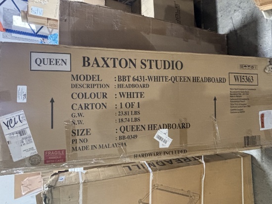 BAXTON STUDIOS Queen Size Headboard #BBT-6431