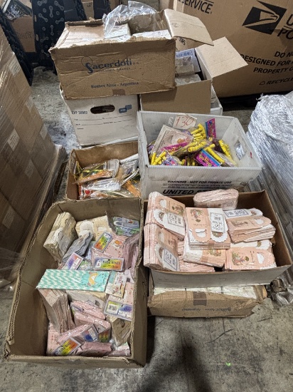 Pallet Lot of Party Supplies / Misc. Party Supplies & Goods