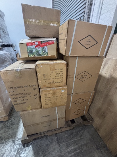 Large Pallet Lot oc Christmas Decorations & Ornaments