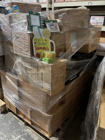 Large Pallet Lot of Wall & House Decor & Christmass Decorations