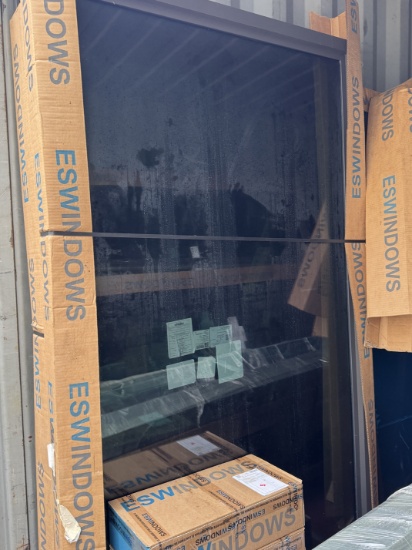 26 x 144 in Hurricane Impact window with aluminum frame- 101SA1 - ES8000