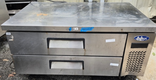 Atosa MGF8406GR Two Door Chef Base Refrigerator