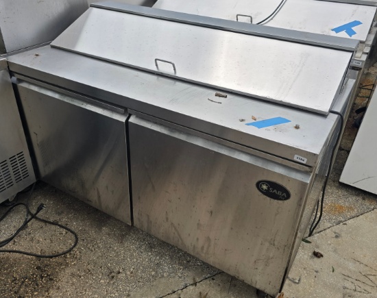 Saba SPS-60-16 Mega Top Refrigerated Sandwich Prep Table