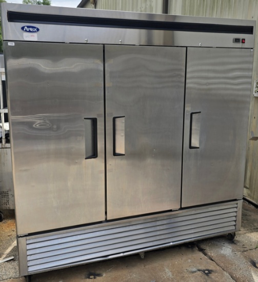 Atosa MBF8508GR 3-door Reach-in Refrigerator