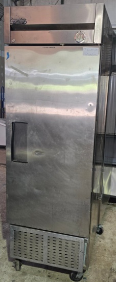 True TS-23 one-section all-stainless solid door reach-in refrigerator