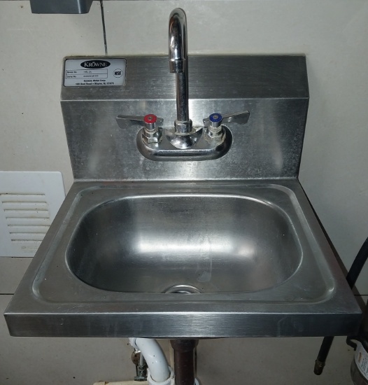 Stainless steel sink and faucet by Krowne - HS-2L