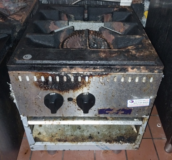 Commercial Gas Single stock pot Burner range
