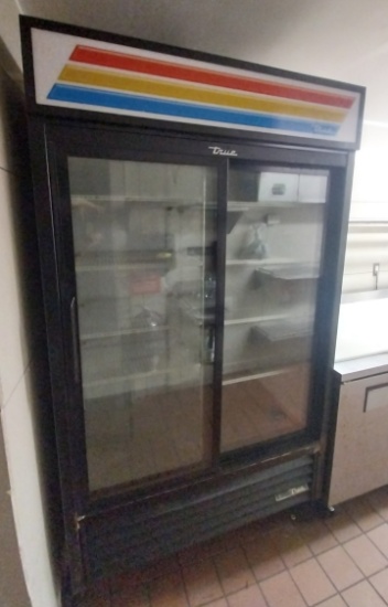True 2 Door Refrigerated Reach in Merchandiser