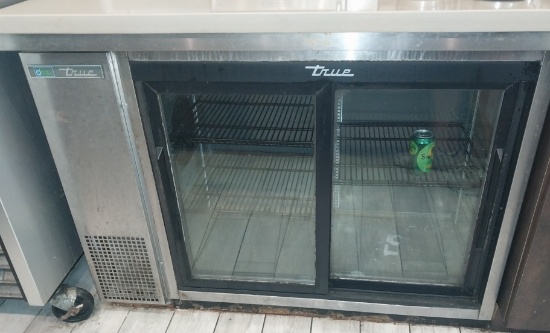 True 2 Glass door Refrigerated Reach in Merchandiser - TBB-24-48G-SD-S-HC-LD