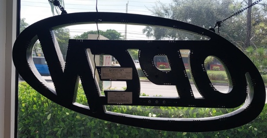 Open sign by Green light