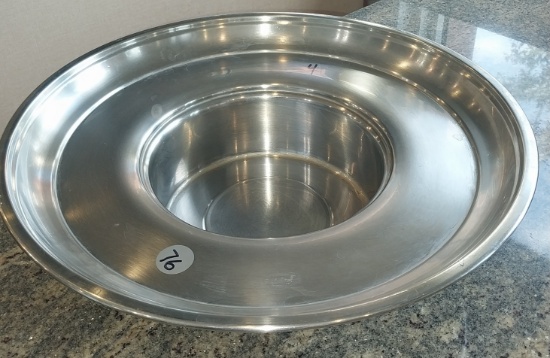 16.5 Stainless Steel Serving Bowl