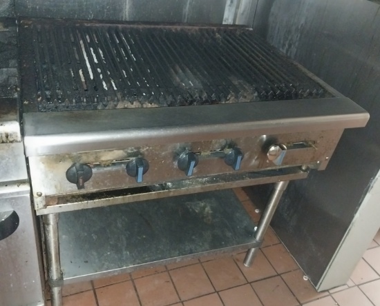 36 in Radiance Gas Commercial charbroiler