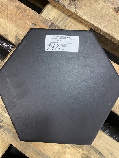 SOLID BLACK HEX 10 x 11 porc Spain