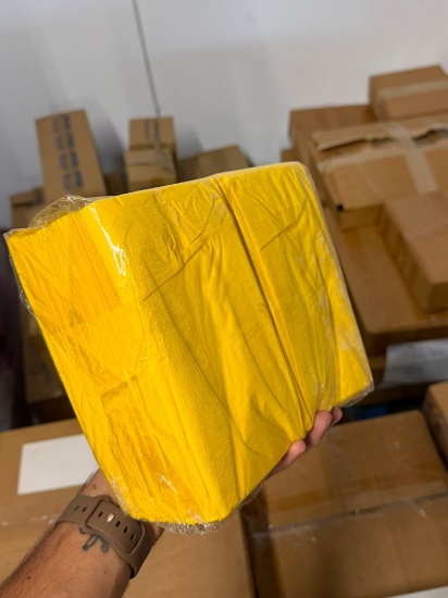 Choice Yellow Paper Napkins - Bulk Case Lot