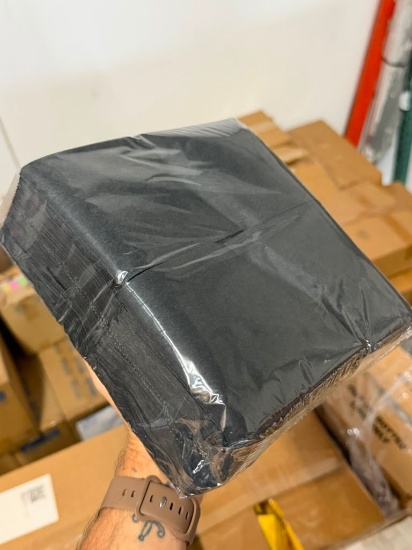 Choice Black Paper Napkins - Bulk Case Lot