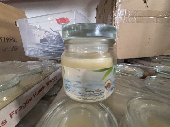 Large Pallet Lot of Old Williamsburgh Sparkling Rain Scented Candle