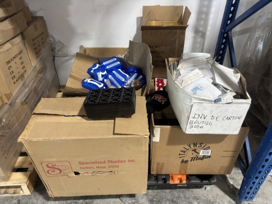 Large Pallet Lot of Floor Cleaners & Cards / Party Supplies