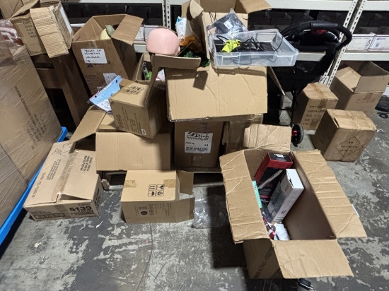 Large Pallet Lot of New Merchandise - Hair Straightener & OTC Merch
