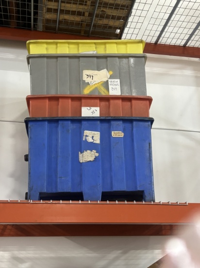LARGE 42" by 42" by 36" Deep Warehouse Bins W/ Lids