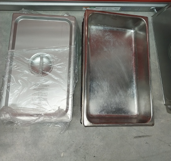 Stainless Steel Inserts- Full sized- one is new