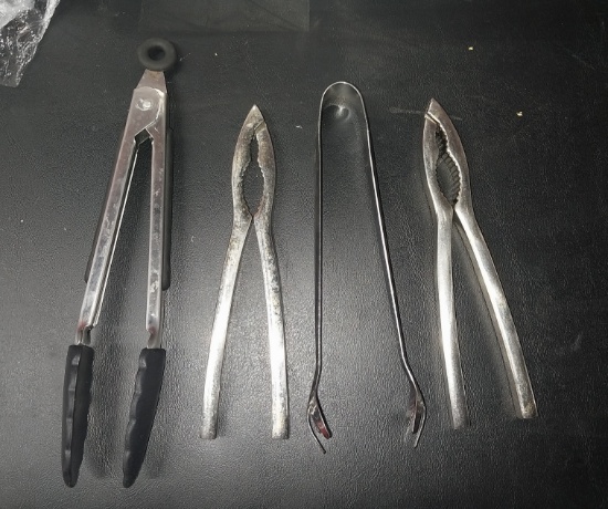 Shell crackers, Tongs, and more