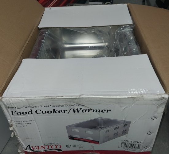 New in the Box Avantco Food Warmer 1500W