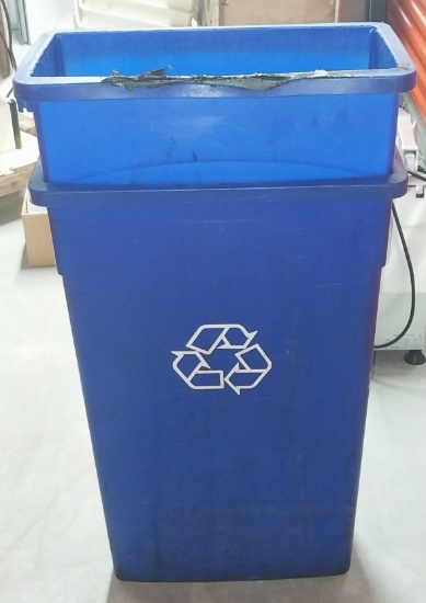Slim Jim Blue Recycling Bins