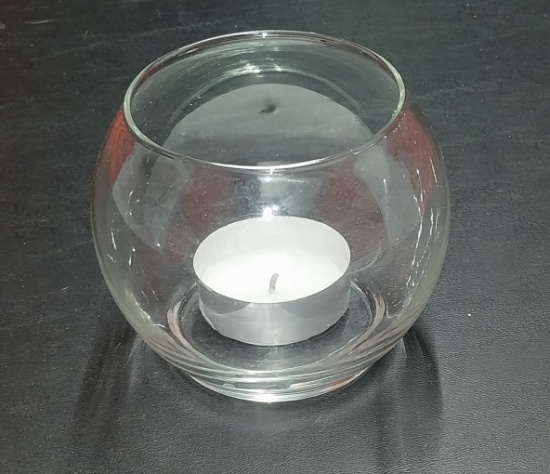Glass candle holders - some are new