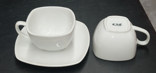 CAC China Coffee Cup and Saucer