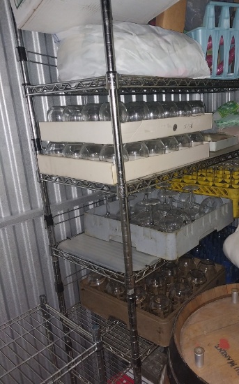 6 tier and 3 tier metro racks with casters