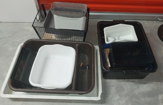 Various bins and trays lot