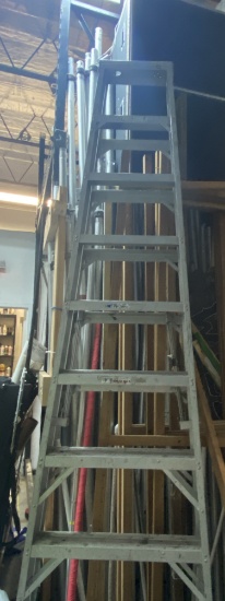 Werner 10 foot aluminum ladder