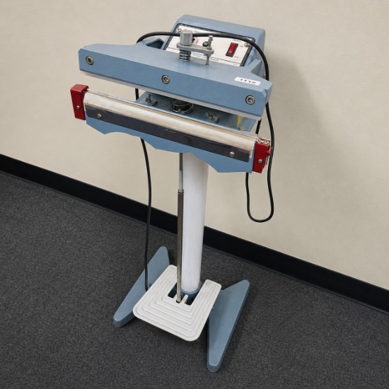 Uline H-87 Commercial Impulse Foot Sealer – Pedal Operated Bag Sealing Machine